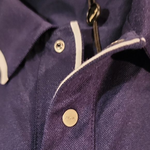 RLX Ralph Lauren Navy Polo with White Trim - Picture 13 of 13